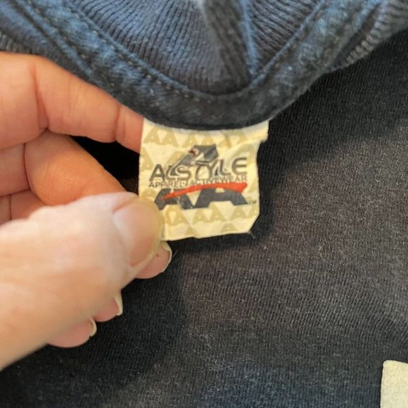 Vintage Simply Southern Shirt Womens Medium Blue Pink Long Sleeve Bow Spell Out - Picture 4 of 8